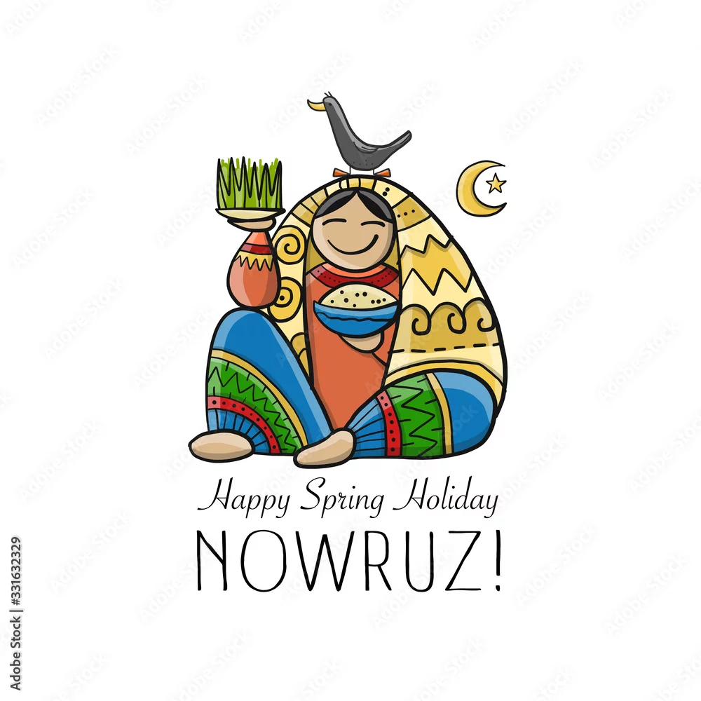 Nowruz Greeting Card Iranian New Year