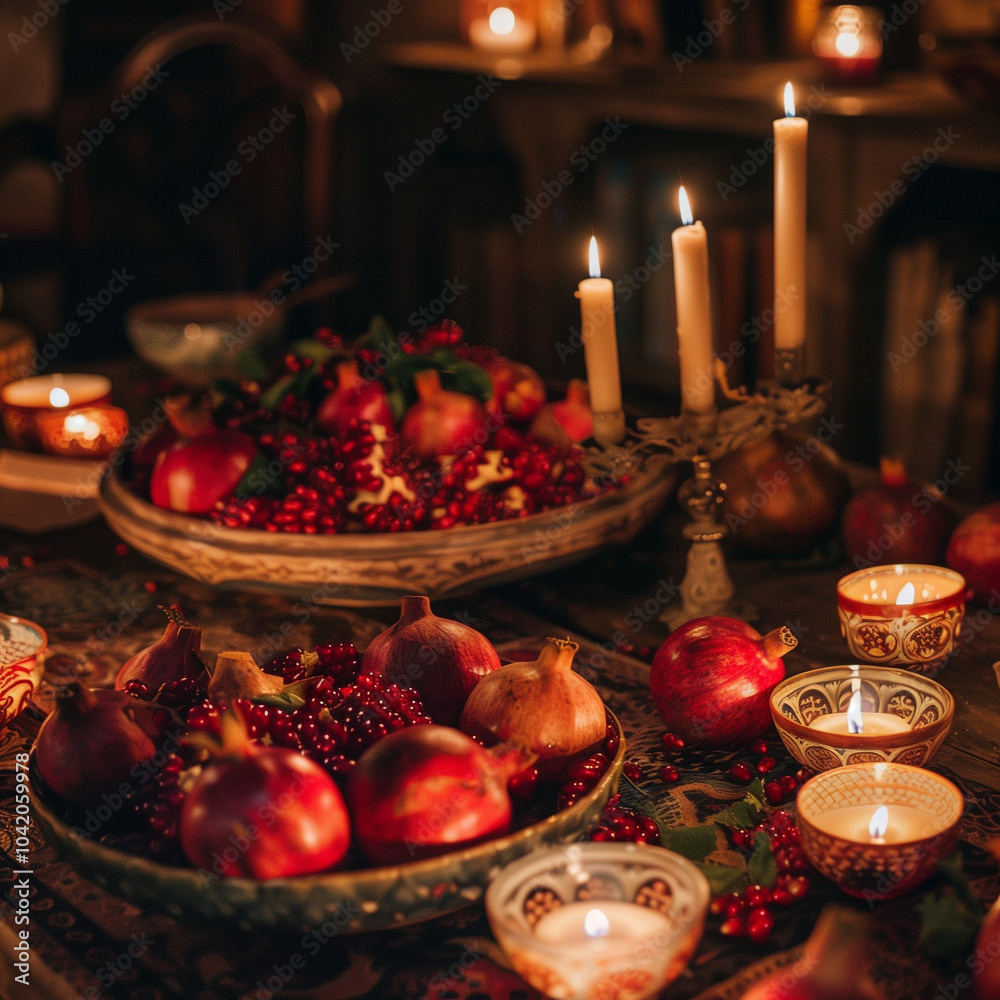 Yalda Night Bowls Of Pomegranates Poetry Books And A Cozy Winter