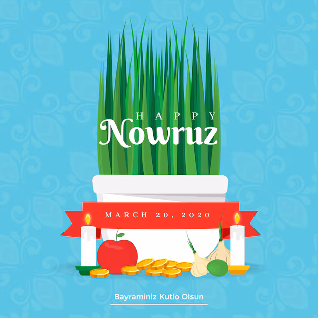 Flat Design Nowruz Concept