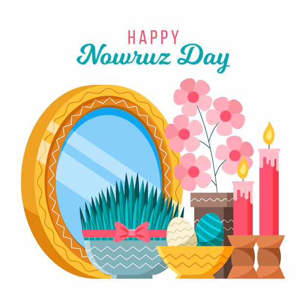 Flat Happy Nowruz Illustrated
