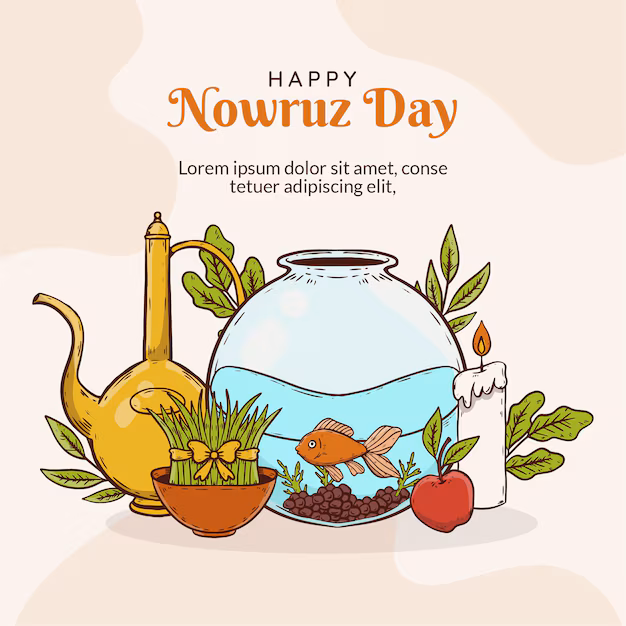 Hand Drawn Nowruz Illustration