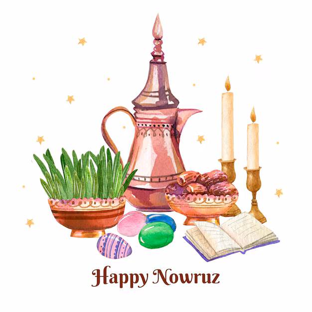 Happy Nowruz Illustration
