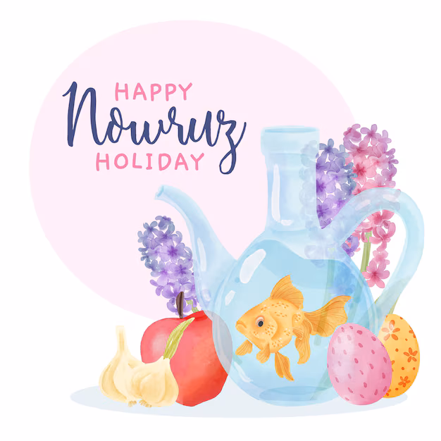 Nowruz Event Watercolor Design