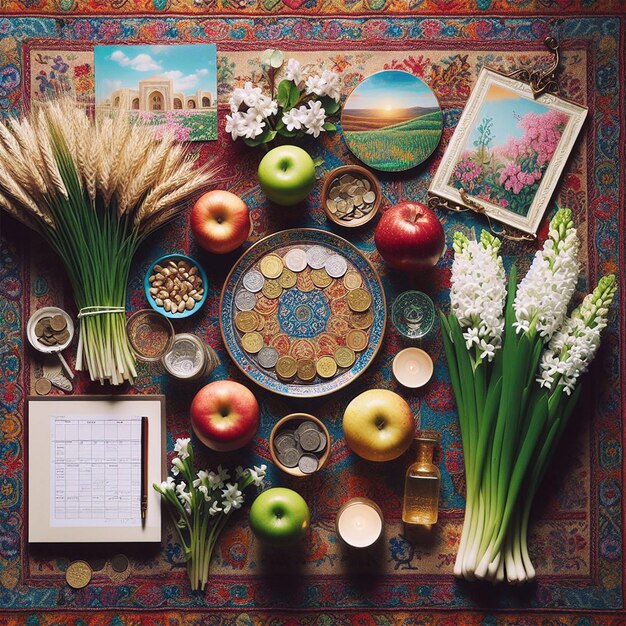 Free Photo Flat Nowruz