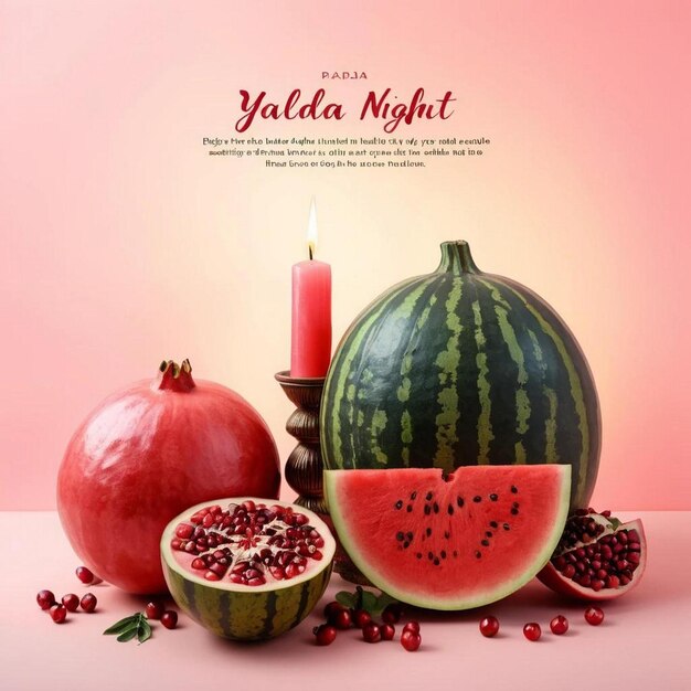 Yalda Night Festival Card