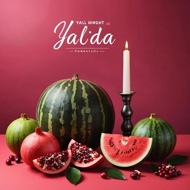 Yalda Night Festival Card