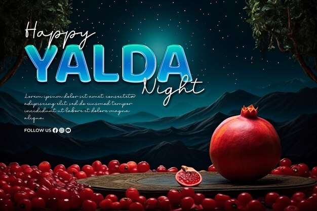 Design Yalda Background Yalda Banner Template