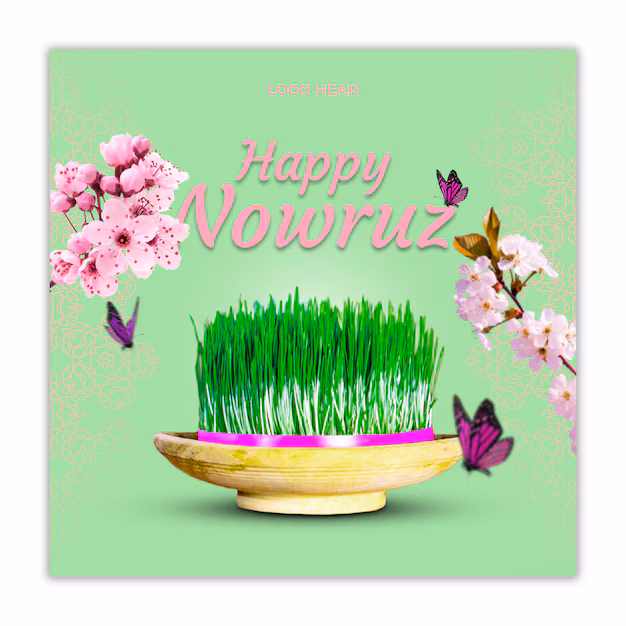 Psd Banner Design With Happy Nowruz Holiday