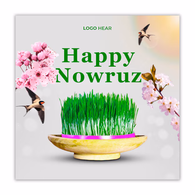 Psd Banner Design With Happy Nowruz Holiday