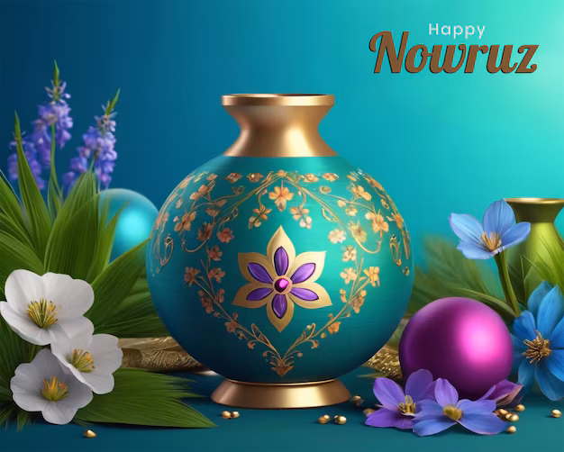 Psd Happy Nowruz Day Wishes Banner