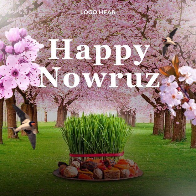 Psd Happy Nowruz Holiday Psd Post
