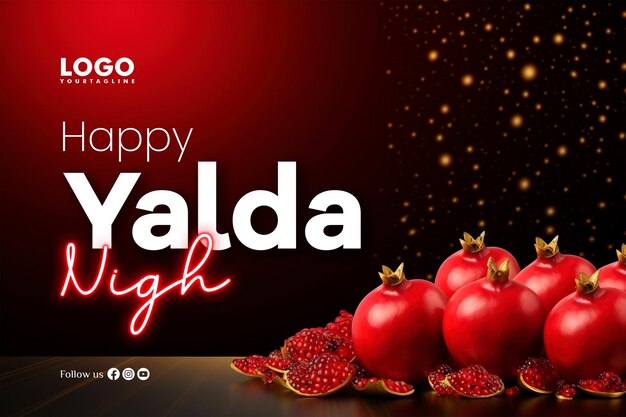 Realistic Design Yalda Background