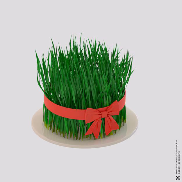 Sabzeh Vibrant Symbol Nowruz Persian New Year