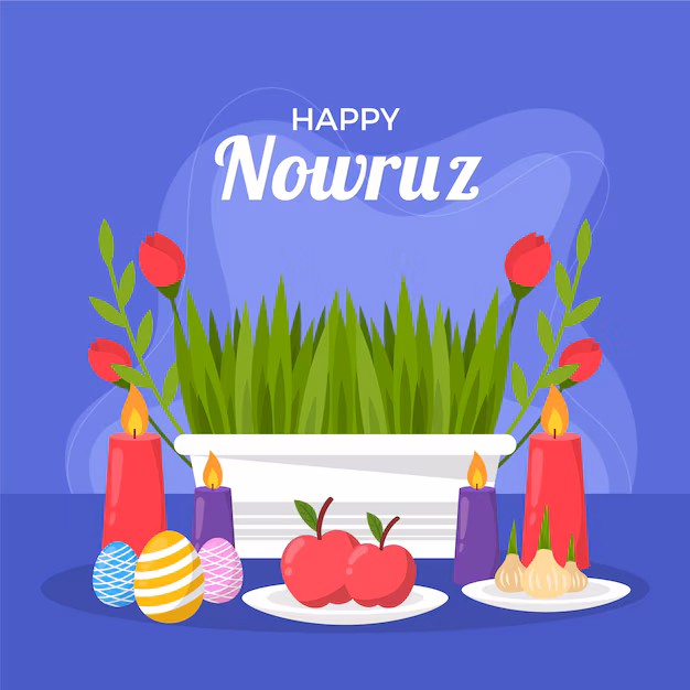 Flat Nowruz Illustration