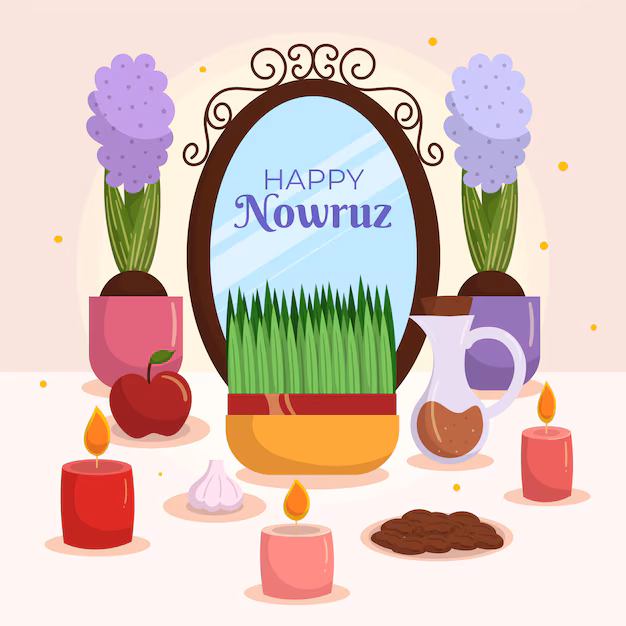 Flat Nowruz Illustration