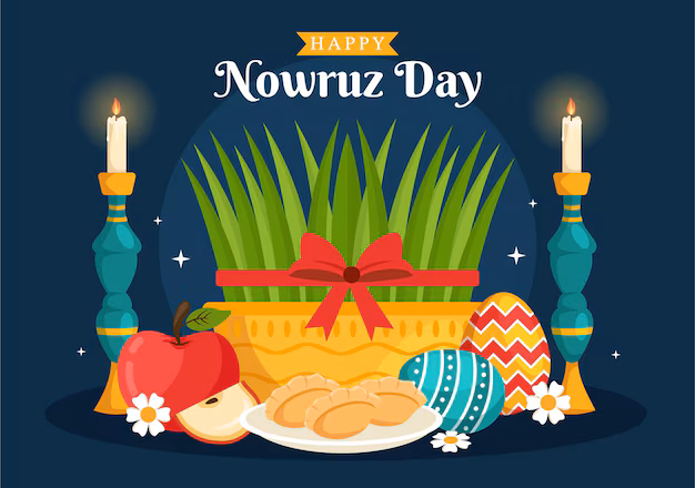 Flat Nowruz Illustration