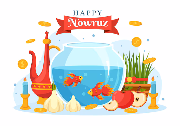 Flat Nowruz Illustration