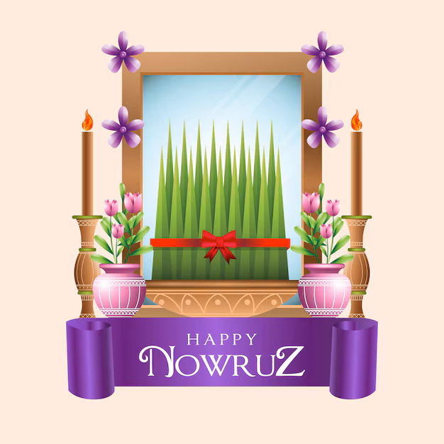 Happy Nowruz Day Beautiful Poster Template