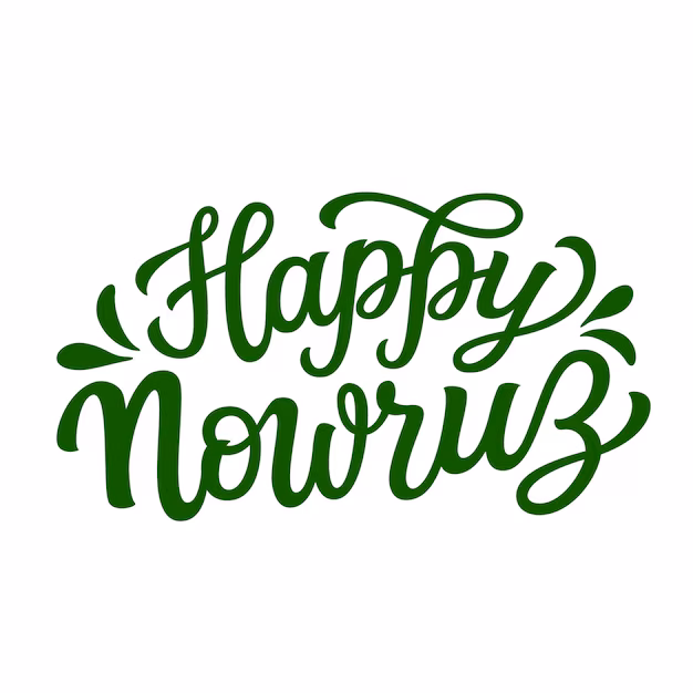 Happy Nowruz Hand Lettering