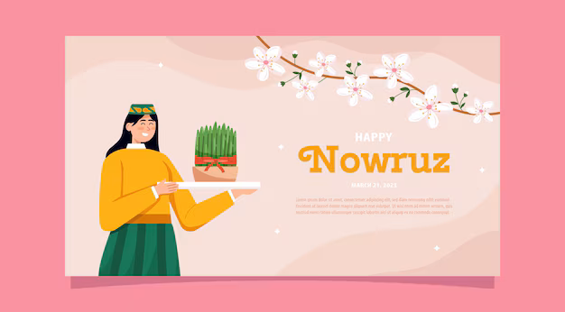Happy Nowruz Horizontal Banner
