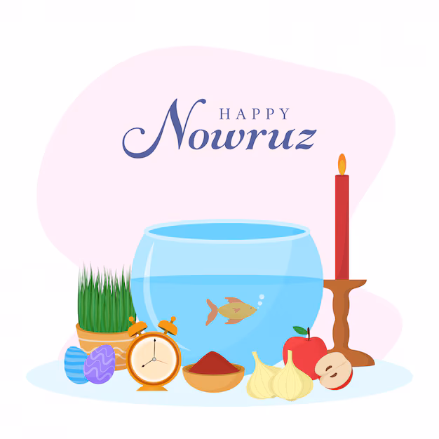 Persian New Year Happy Nowruz Background