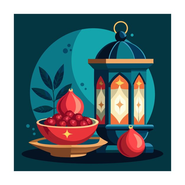 Yalda Night Concept Vector Illustration