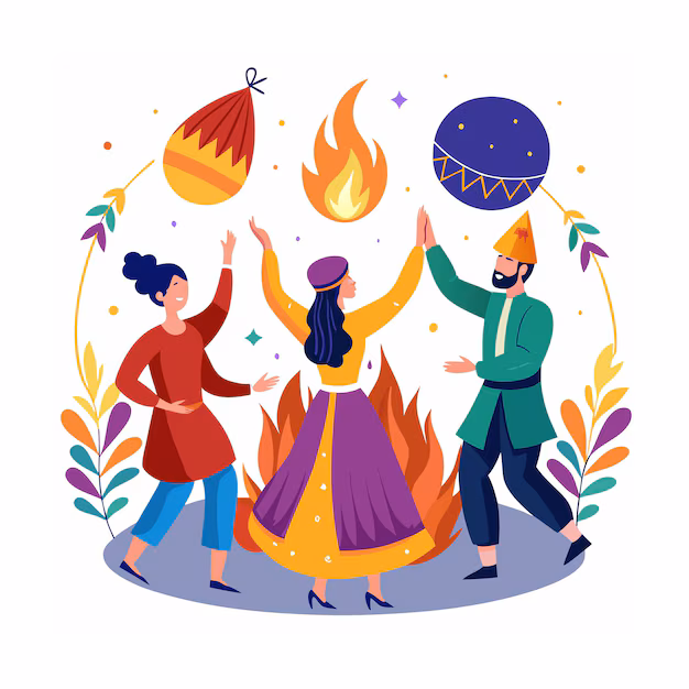 Yalda Night Concept Vector Illustration