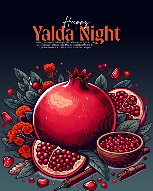 Yalda Night Social Media Post Template